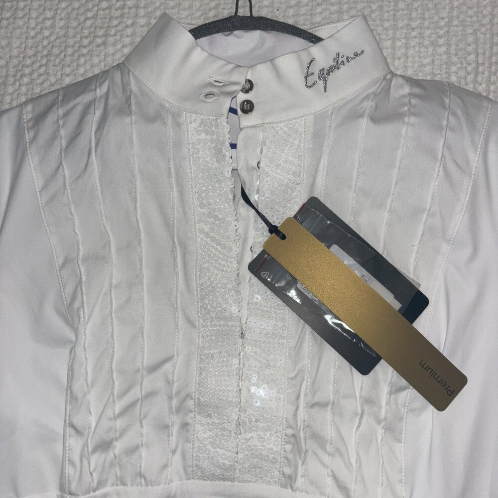 NWT Equiline Sequin Show Shirt XS